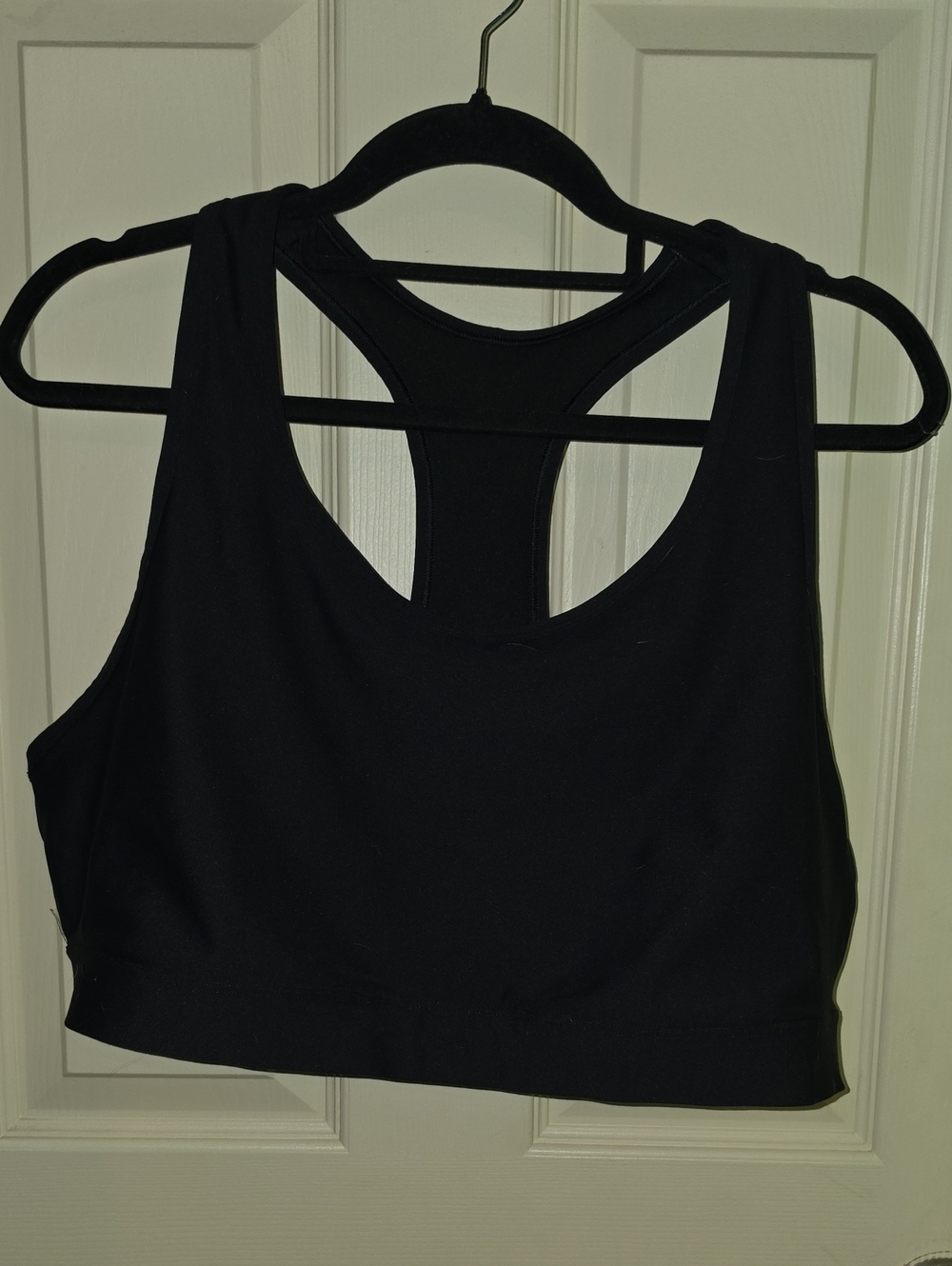 Old Navy Black Racerback Sports Bra